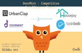 DoorMint, Taskbob, Housejoy,UrbanClap | Company Showdown