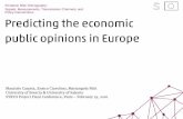 Predicting the economic public opinions in Europe