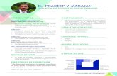 Dr. Pradeep Mahajan Profile