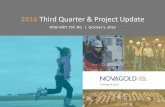 Q3-2016 Financials & Project Update