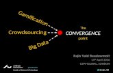 Gamification, Crowdsourcing & Big Data: The Convergence Point – Are We Here?