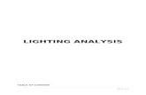 Lighting Analysis Project 1