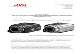GZ-HD6, GZ-HD5 New JVC HD Everio Camcorders Offer High