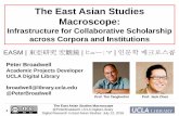 The East Asian Studies Macroscope: Infrastructure for Collaborative Scholarship across Corpora and Institutions
