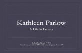 Kathleen Parlow: A Life in Letters - The Development of a Framework for Correspondence Collections at the University of Toronto Music Library
