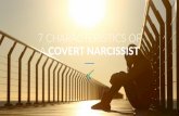 7 Characteristics of A Covert Narcissist