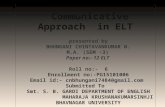 Paper no.12  communicative approach in elt