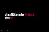 Webinar: MongoDB Connector for Spark
