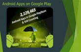 2,129,465 and Still Counting, Android Apps on Google Play Store
