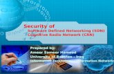 Security of software defined networking (sdn) and  cognitive radio network (crn)