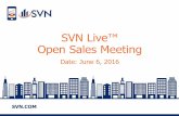 SVN | Live Open Sales Meeting 06 06-16