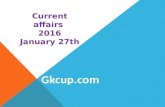 current affairs 2016 January 27th