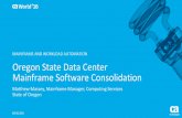 Oregon State Data Center Mainframe Software Consolidation