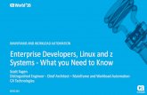 Enterprise Developers, Linux and z Systems - What you Need to Know