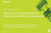 Hands-On Lab: Integrate CA Spectrum® and CA Unified Infrastructure Management
