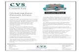 CVS Rack and Pinion Pneumatic Actuator