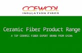 CCEWOOL ceramic fiber product range