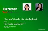 Financial Tips for Tax Professionals