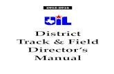 2016 District Director's Manual for Track & Field