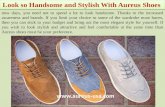 Look so handsome and stylish with aureus shoes 