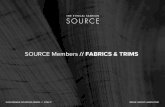 SOURCE Members - Fabrics & Trims