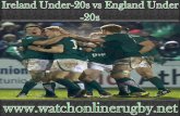 hot rugby stream~~` Ireland Under-20 vs England Under-20 live