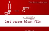 Cast versus blown film