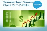 Summerfuel finance  2016 class 2 7 7