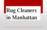 Rug cleaners in manhattan