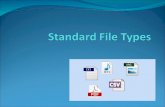 ISDD Standard File Formats