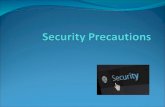 ISDD Security Precautions