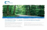 Canadian Forestry Law Commentary