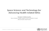 Space Science and Technology for  Advancing Health-related SDGs