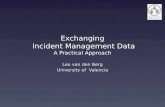 Exchanging Incident Management Data