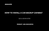 How to install a car backup camera