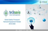 Global Optical Transport Network Equipment Market 2016-2020