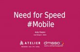 Need for Speed #Mobile: Importance of Speed and Responsive Mobile pages