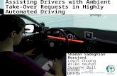 Assisting Drivers with Ambient Take Over Requests in Highly Automated Driving