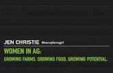 Women in Ag: Growing Farms. Growing Food. Growing Potential