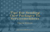 Edward Withrow - Tips For Sending Care Packages To Servicemembers