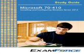 MCSA Server 2012  Exam Paper 1- Ms 70 410