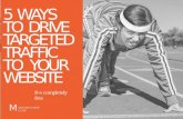 5 ways to drive targeted traffic to your website