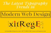 The Latest Typography Trends in Modern Web Design