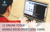 11 online tools mobile developers love using