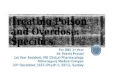 Treating poison and overdose specifics