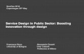 Service Design in Public Sector: Boosting organisational Change Through Design - Francesca Rizzo, Alessandro Deserti, Onur Cobanli