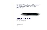 N150 Wireless Router WNR1000v3 Setup Manual