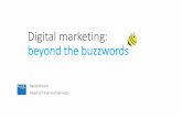 Digital marketing beyond the buzzwords