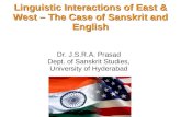Sanskrit influence over English