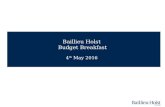 Baillieu Holst 2016 Federal Budget Breakfast Presentation